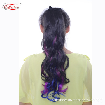Hot sell drawstring ponytail for black women piece synthetic ponytail hair extension Afro kinky curly ponytail